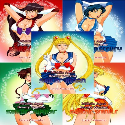 dj - Middle Aged Beauties Sailor Senshis